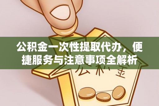阜平公积金一次性提取代办，便捷服务与注意事项全解析