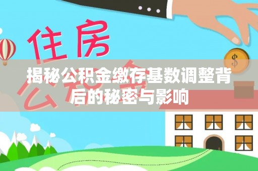 阜平揭秘公积金缴存基数调整背后的秘密与影响