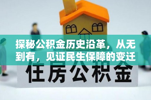 阜平探秘公积金历史沿革，从无到有，见证民生保障的变迁