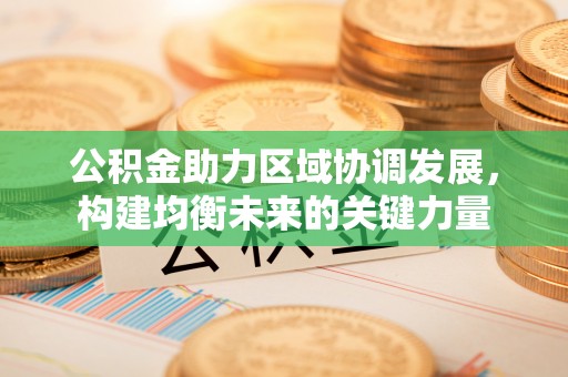 阜平公积金助力区域协调发展，构建均衡未来的关键力量