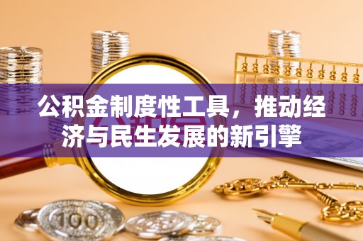 阜平公积金制度性工具，推动经济与民生发展的新引擎
