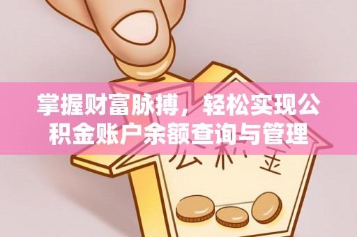 阜平掌握财富脉搏，轻松实现公积金账户余额查询与管理