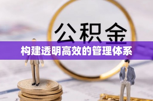 阜平构建透明高效的管理体系