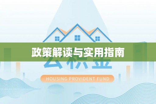 阜平政策解读与实用指南