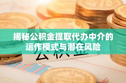 阜平揭秘公积金提取代办中介的运作模式与潜在风险