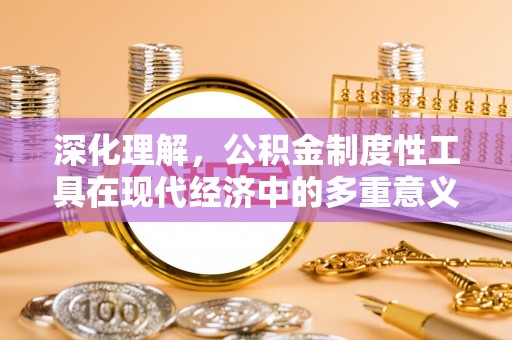 阜平深化理解，公积金制度性工具在现代经济中的多重意义