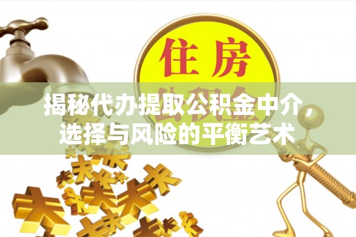 阜平揭秘代办提取公积金中介，选择与风险的平衡艺术