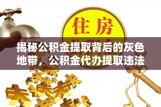 阜平揭秘公积金提取背后的灰色地带，公积金代办提取违法不？