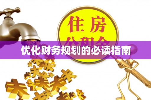 阜平优化财务规划的必读指南
