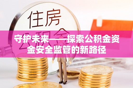 阜平守护未来——探索公积金资金安全监管的新路径