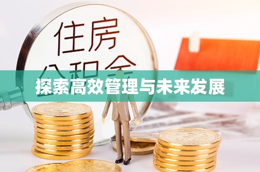 阜平探索高效管理与未来发展