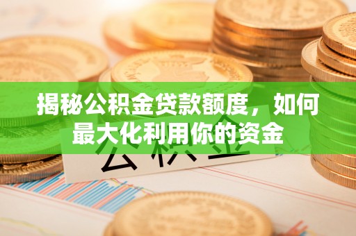 阜平揭秘公积金贷款额度，如何最大化利用你的资金