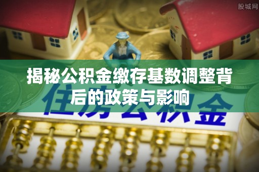 阜平揭秘公积金缴存基数调整背后的政策与影响