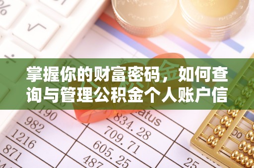 阜平掌握你的财富密码，如何查询与管理公积金个人账户信息