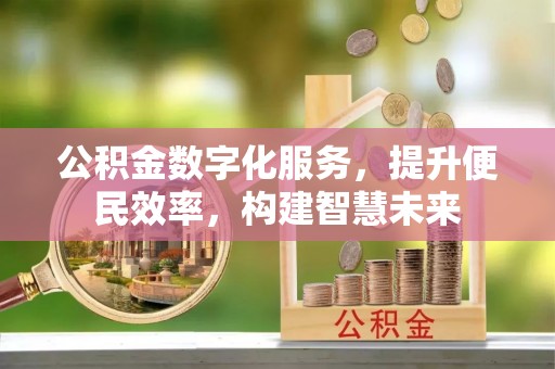 阜平公积金数字化服务，提升便民效率，构建智慧未来