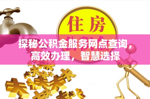 阜平探秘公积金服务网点查询，高效办理，智慧选择