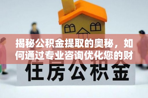 阜平揭秘公积金提取的奥秘，如何通过专业咨询优化您的财务规划