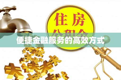 阜平便捷金融服务的高效方式