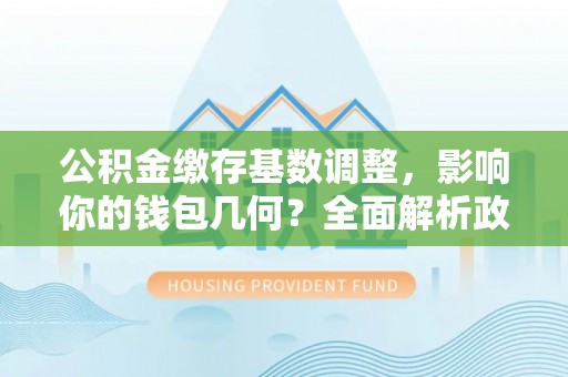 阜平公积金缴存基数调整，影响你的钱包几何？全面解析政策与实际收益