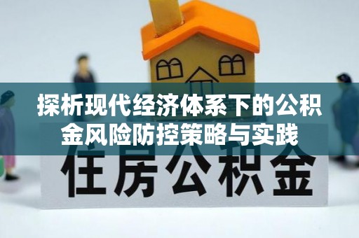 阜平探析现代经济体系下的公积金风险防控策略与实践